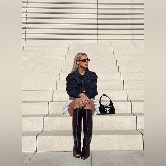 New in box - Black Knee-High Women's Boots - Picture 4 of 4